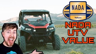 NADA UTV Value Guide 2024 ( don't miss this). Best UTV valuation Guide #utv