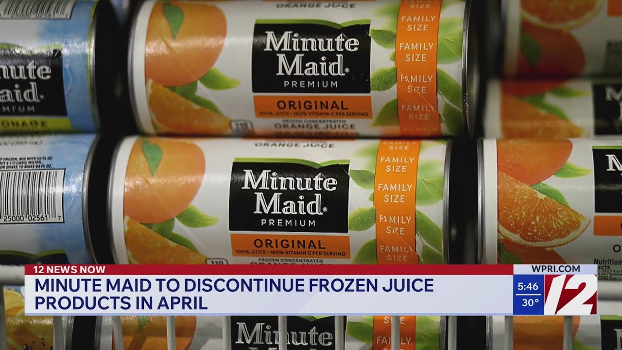 Minute Maid to discontinue frozen juice products in April
