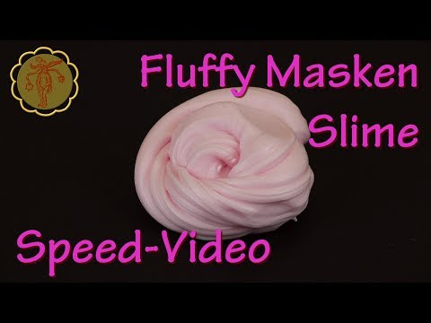 Speed-Video: Fluffy Peel-Off-Masken-Slime - DIY - ohne Waschmittel und ohne Boraxpulver