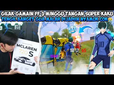 KONTEN PERTAMA BANG ANDRA SETELAH SEMBUH! GILAK GAMAIN FF 3 MINGGU TANGAN SUPER KAKU😱