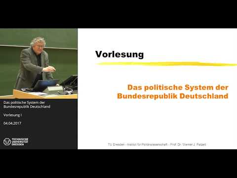 Historische und normative Grundlagen der BRD - Teil 1/3 - Prof. Dr. Werner J. Patzelt