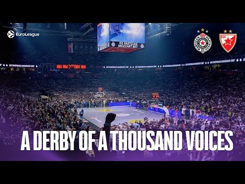 Serbian DERBY | Belgrade in FULL VOICE | Partizan vs Crvena Zvezda PREGAME SHOW