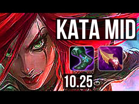 KATARINA vs LUCIAN (MID) | 8/1/6, 2.0M mastery, 1100+ games | EUW Master | v10.25
