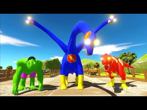 FPS AVATAR DEATH RUN with ALL WEAPONS & HP BAR - Animal Revolt Battle Simulator ARBS