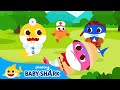 OUCH Shark Family Went To The Hospital Compilation Baby Shark Doctor Baby Shark Official