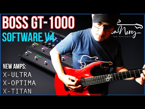 BOSS GT-1000 FIRMWARE UPDATE! V4 New High Gain Amps and Pedals!!!