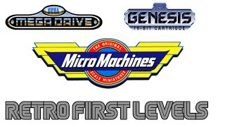Micro Machines - Sega Mega Drive/Sega Genesis (Retro First Levels)