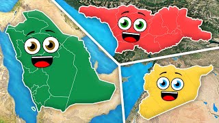 Geography of Qatar, Georgia, Turkey And More! | KLT