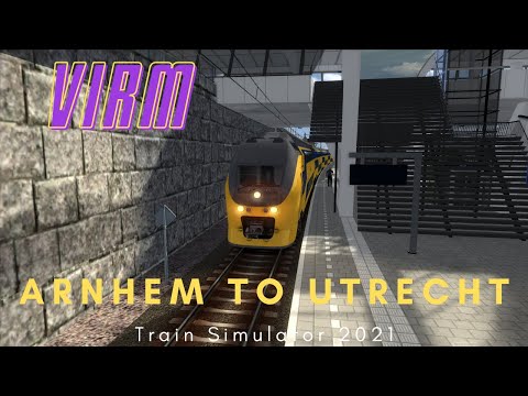 Driving to Utrecht Central station with an Intercity VIRM (Dutch Dubbledecker train) | TS 2021