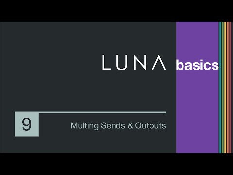 LUNA Basics - Multing Sends & Outputs