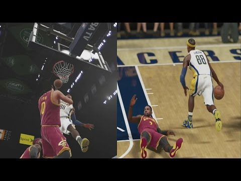 NBA 2K15 PS4 MYCAREER - Playoff CFG2 - P. George Poster James Ft. K. Love Showin No Love