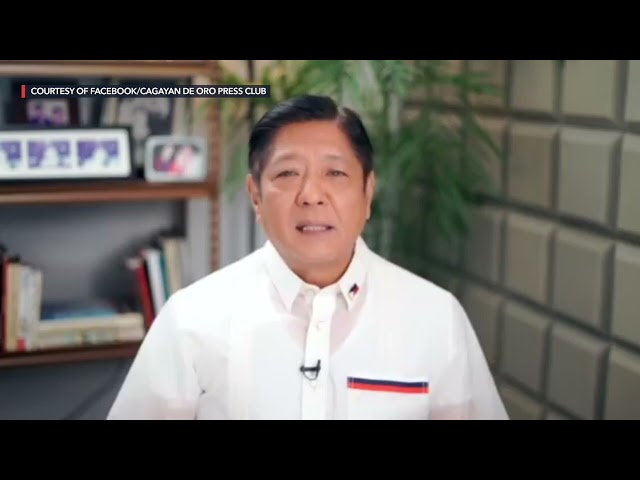 ‘Continue factual, fair reporting,’ Marcos tells Cagayan de Oro journalists