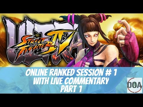 USF4 1080p HD - Online Session # 1 (Live Commentary) - Part 1