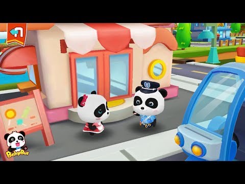 , title : 'Baby Panda's Candy Shop was Stolen | Baby Panda Sheriff | Policeman Pretend Play | BabyBus'