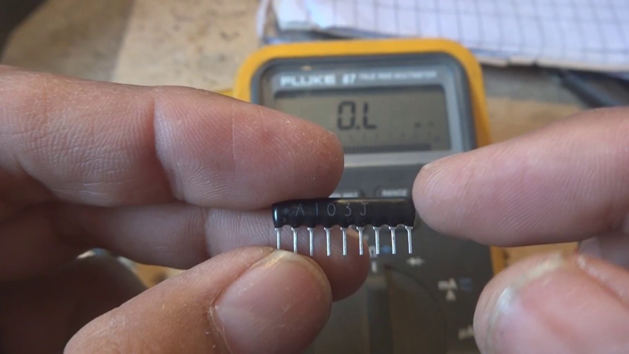 Network resistance. Resistance array. Testing and understanding.