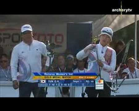 Yun O. H. v V. Koval – recurve women’s gold | Antalya 2008 Archery World Cup stage 3