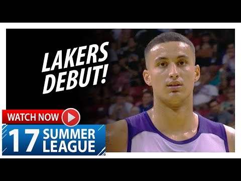 Kyle Kuzma Full Lakers Debut Highlights vs Clippers (2017.07.07) Summer League - 9 Pts, 4 Reb