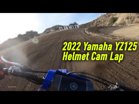 2022 Yamaha YZ125 Two Stroke Hot Lap Helmet Cam - Motocross Action Magazine