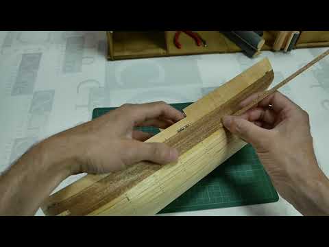 CASCO-016- Como forrar el casco 6. ESSEX - Modelismo Naval