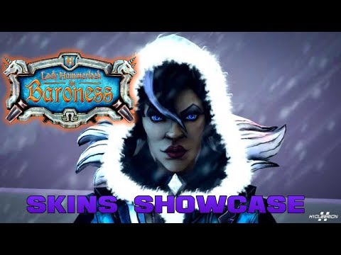 Borderlands The Pre Sequel - Lady Hammerlock the Baroness Showcasing All Skins