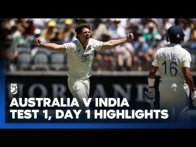 Australia v India – First Test, Day 1 Highlights I 22/11/24 I Fox Cricket