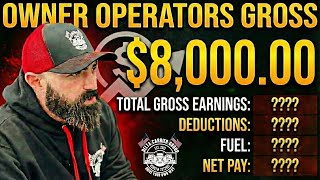 What a DRY VAN OWNER OPERATOR Really Makes Weekly