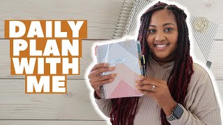 HOW TO ORGANIZE YOUR DAY, TASKS & SCHEDULE: DAILY PLAN WITH ME IN MY *NEW* PLUM PAPER DAILY PLANNER!