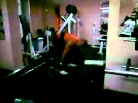 Kamil z Ciechocinka bicie rekordu 220kg martwy ciąg