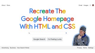 How to Make the Google Home Page with HTML and CSS (Flexbox)