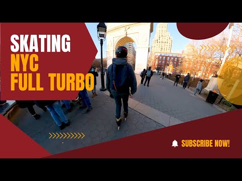 Rollerblading through NYC with Speed-skaters | Can I keep up?!