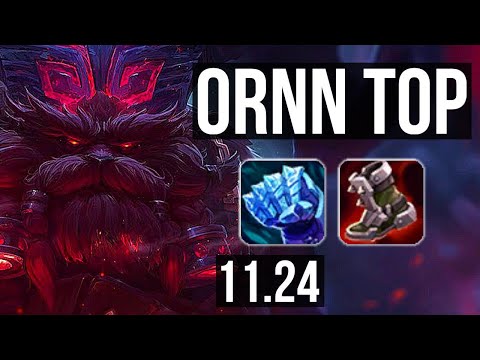 ORNN vs GNAR (TOP) | 3/0/3, Rank 7 Ornn | KR Grandmaster | 11.24