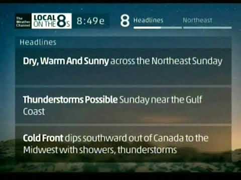 Weather Channel October/November 2018 Evening 1 - 15