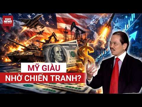 TS Bùi Ngọc Sơn: Vì sao cứ chiến tranh bùng nổ là kinh tế Mỹ mạnh lên? Ai lợi nhất từ chiến sự Iran?