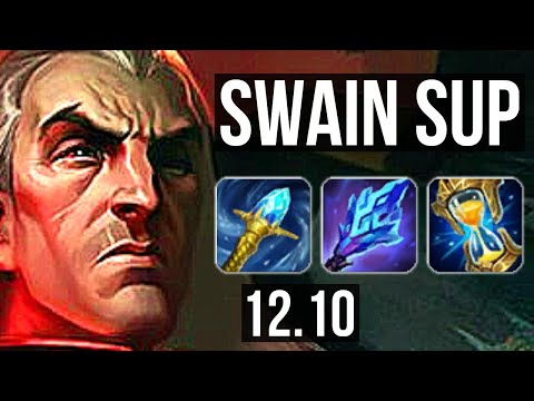SWAIN & Heimerdinger vs TARIC & Aphelios (SUP) | 4/0/12, 900K mastery | KR Master | 12.10