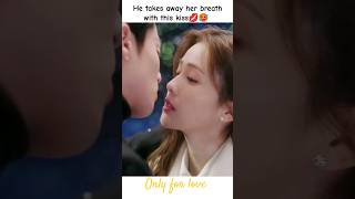 He can&#39;t wait anymore and kiss her ❤️🥰 Only for love #bailu #dylanwang #onlyforlove #cdrama