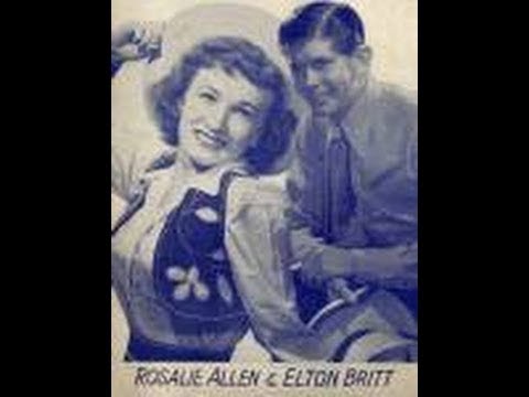 Elton Britt and Rosaie Allen - On And On With You [1953].