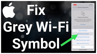 How To FIX WiFi Greyed Out On iPhone!