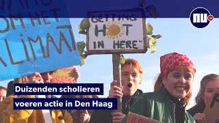 &#39;Klimaatspijbelaars&#39; in Den Haag:  &#39;We gaan door tot ze luisteren&#39;