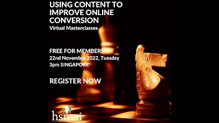 Using Content to Improve online conversion