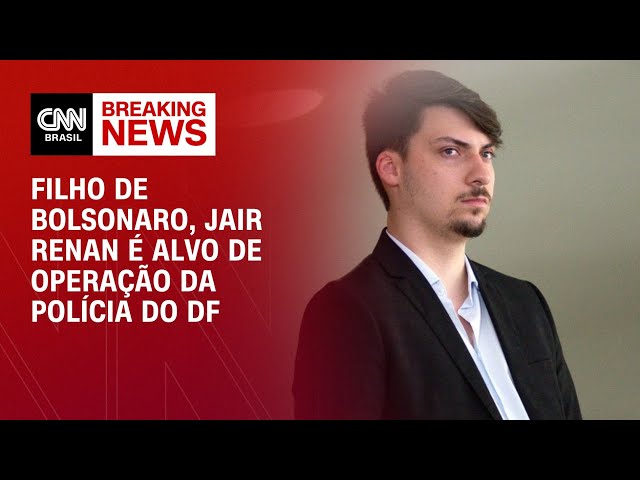 Filho de Bolsonaro, Jair Renan é alvo de operação da polícia do DF | CNN NOVO DIA