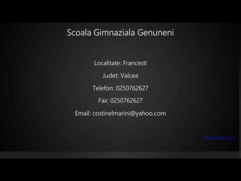 Scoala Gimnaziala Genuneni Francesti