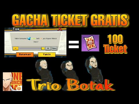 GACHA SSR TICKET GRATIS 100+- TICKET DEMI TATSUMAKI GACHA TER ABSURD - One Punch Man The Strongest