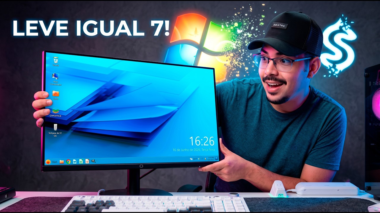 ISSO Não é Windows! O Sistema Mais Leve que o 7 que Roda .EXE com 900MB de RAM!