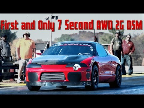 Worlds First 7 Second AWD 2G DSM (Boostin Performance's Red Demon)