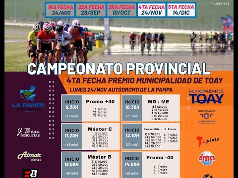 CICLISMO TOAY LA PAMPA - 24/11/25