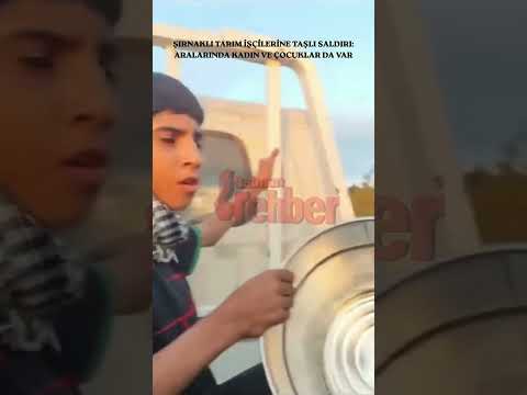 Şırnaklı Tarım İşçilerine Taşlı Saldırı Aralarında Kadın ve Çocuklar da Var #keşfet #sondakika #kids
