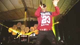SMALL DOCTOR FALLS OFF STAGE AT JIMMY JUMP OFF