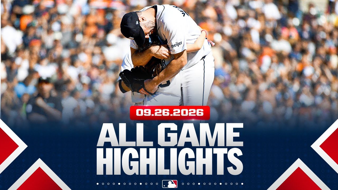 Highlights from ALL GAMES on 9/26 (Justin Verlander's final career start and MORE!)