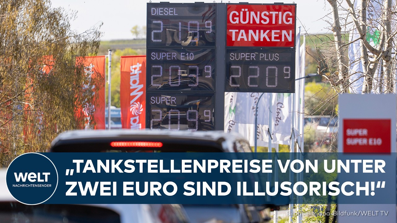 DEUTSCHLAND: Benzinpreise unter zwei Euro? Experte warnt vor unrealistischen Erwartungen