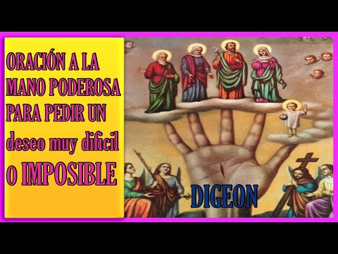 ORACIÓN A LA MANO PODEROSA DE DIOS PARA CONSEGUIR UN DESEO MUY DIFICIL 🙏 ORACIÓN PARA PEDIR MILAGROS